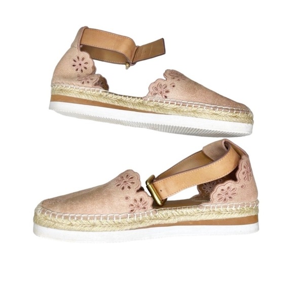 SEE BY CHLOÉ Suede Embroidered Accent Espadrilles
Womens Sz 9 / 40 - Picture 3 of 7